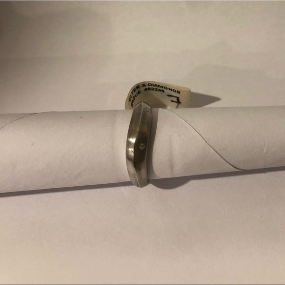 Sterling Silver Ring with a Canadian Diamond Viara - Picture 4 of 6